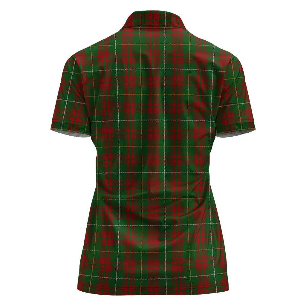 Bruce Hunting Tartan Polo Shirt For Women