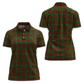 Bruce Hunting Tartan Polo Shirt For Women