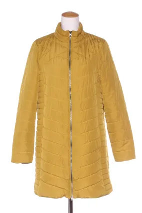 CAPTURE - Gold ochre quilted coat! 18