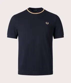 Crew Neck Pique T-Shirt