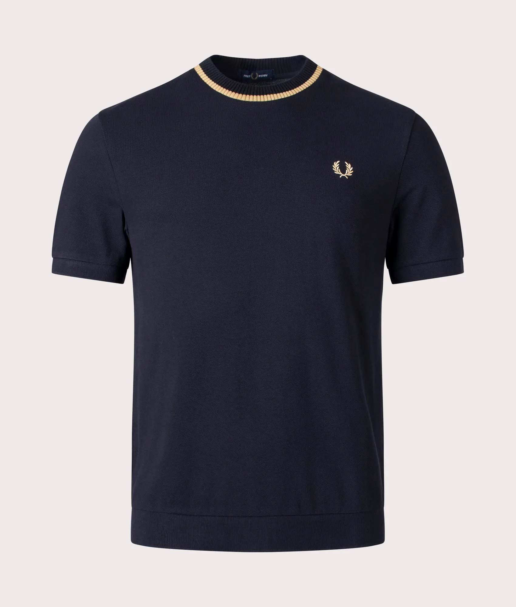 Crew Neck Pique T-Shirt