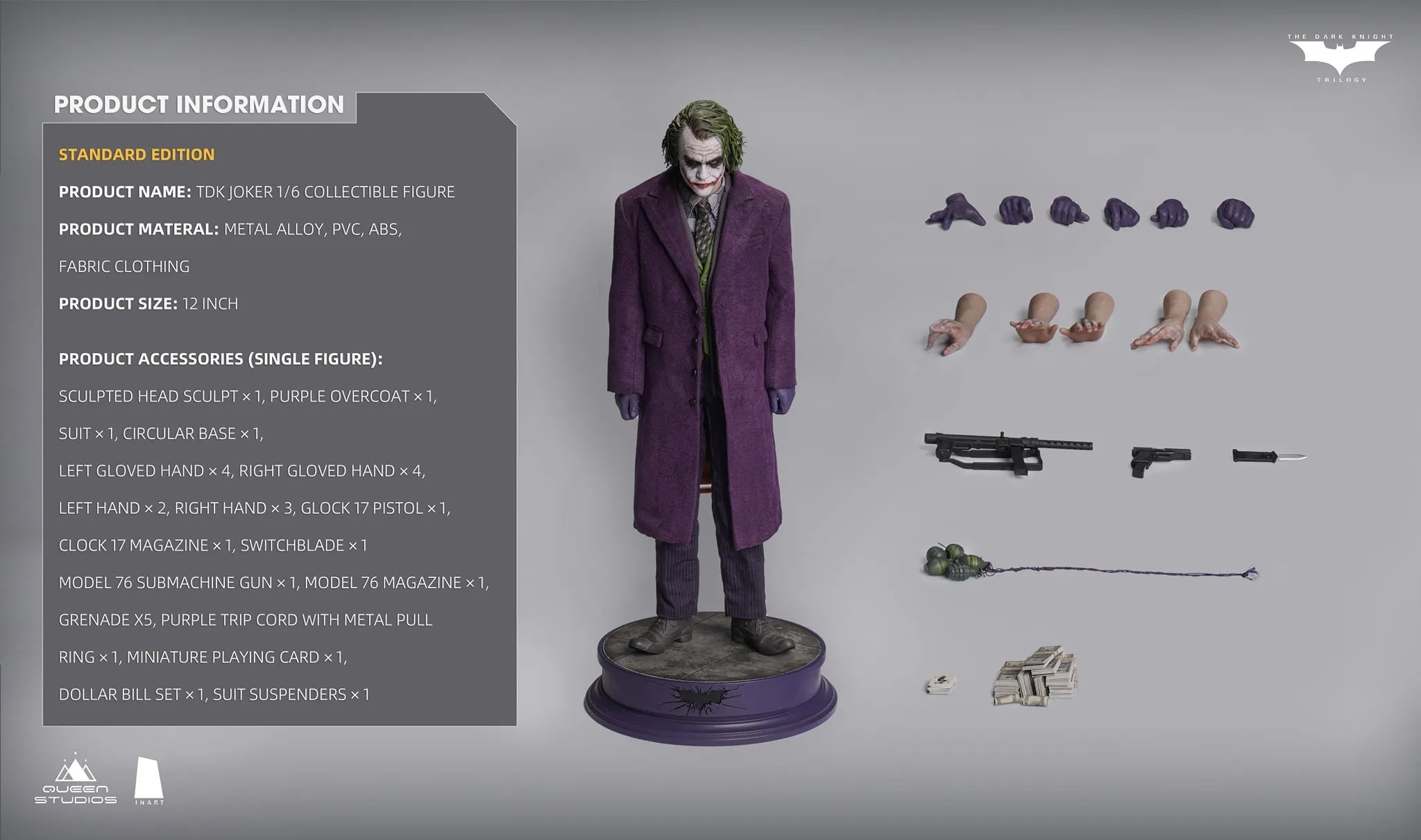 INART - TDK Joker 1/6 Collectibles Figure (Standard Edition)