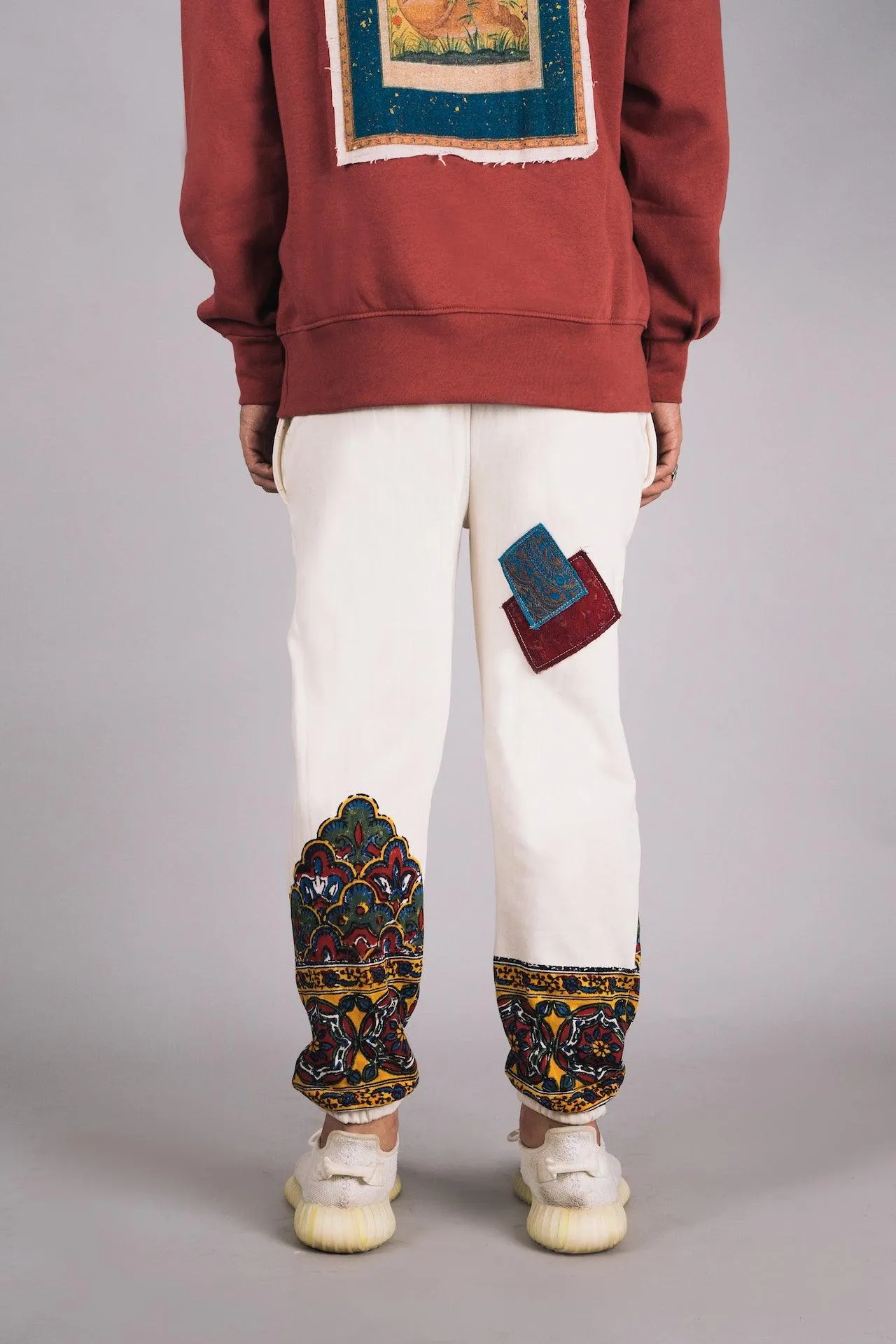 ‘Kalamkaar’ Block-Print Sweatpants