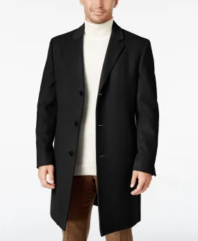 Lauren Ralph Lauren Men’s Luther Luxury Wool Blend Overcoat Coat Black 44R