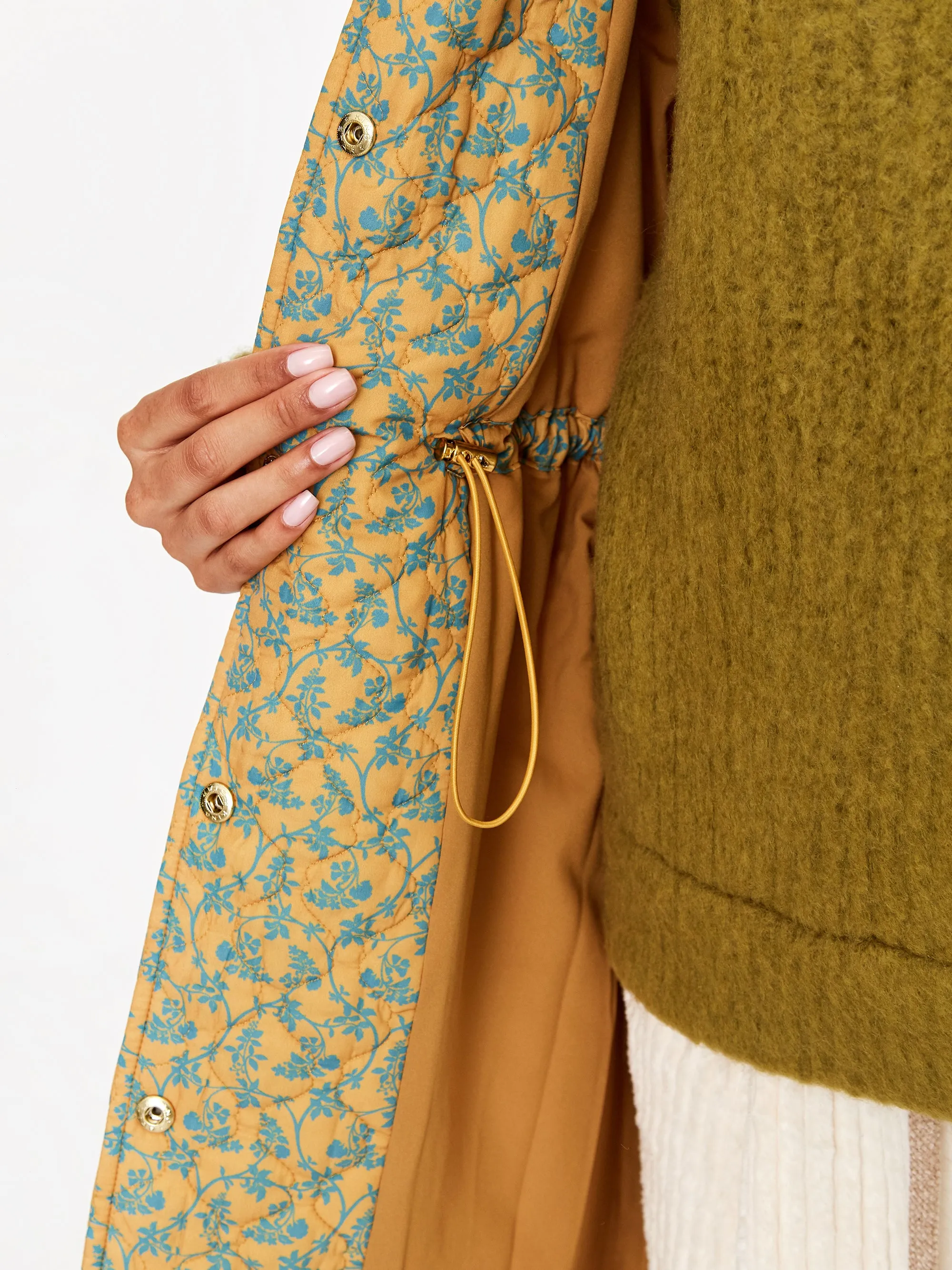 Neul Wallpaper Wadding Coat - Spicy Mustard