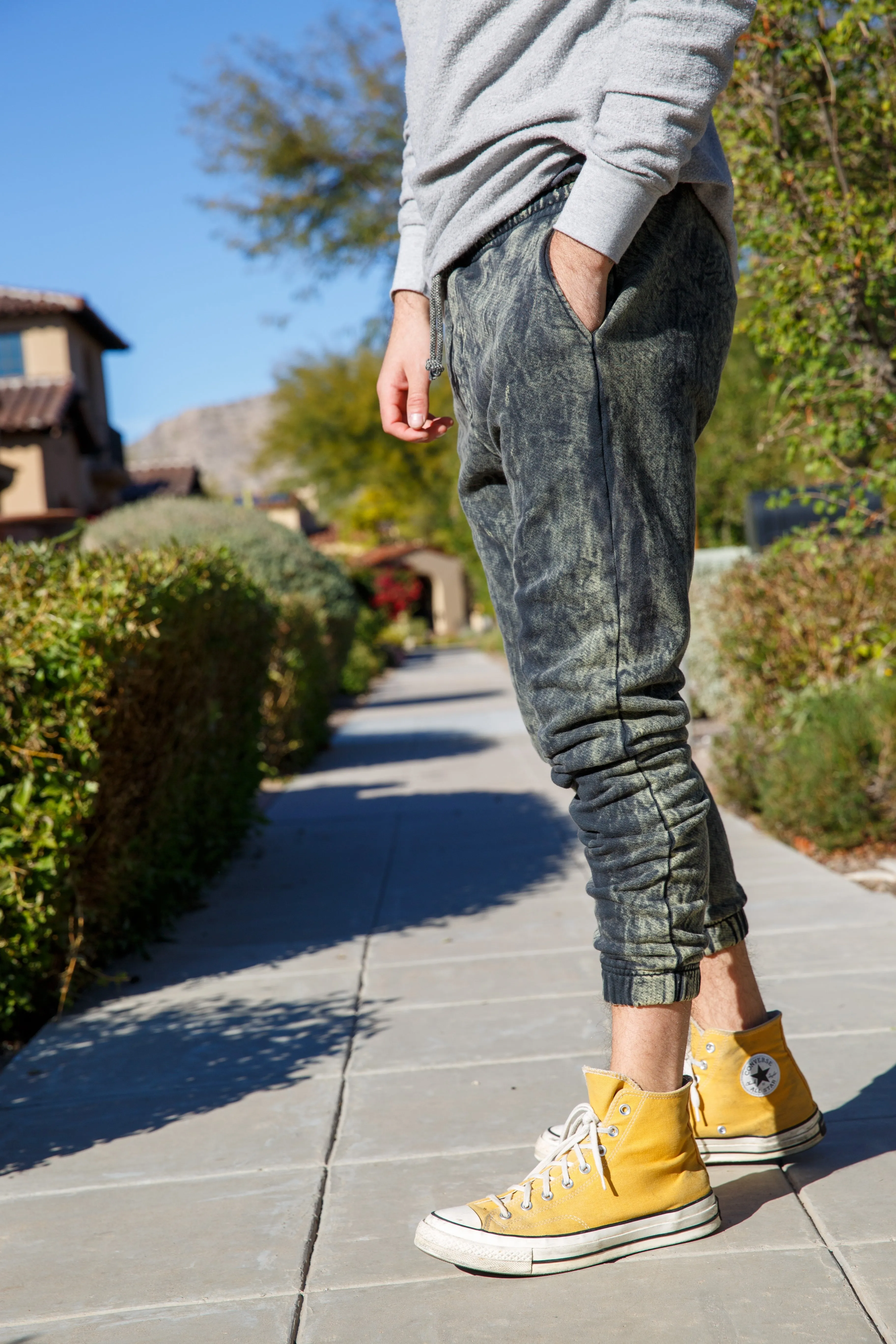 SWEAT JOGGER - VINTAGE ARMY