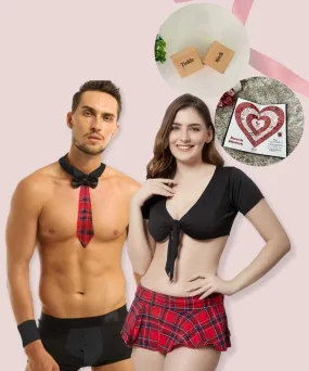 The Love Cluster Costume-Combo Hamper - Red & Black The Love Cluster Costume-Combo Hamper - Red & Black